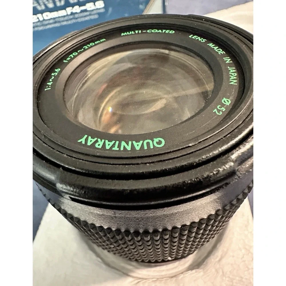 NEW Quantaray 70-210mm f4-5.6‎ Sequence Lens for Pentax K  25-166-2532